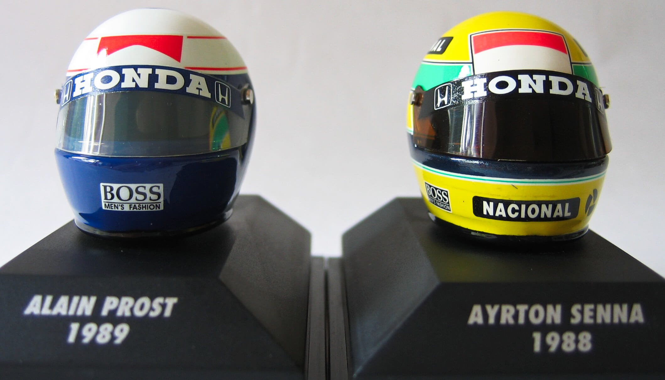 Prost Senna Helmets