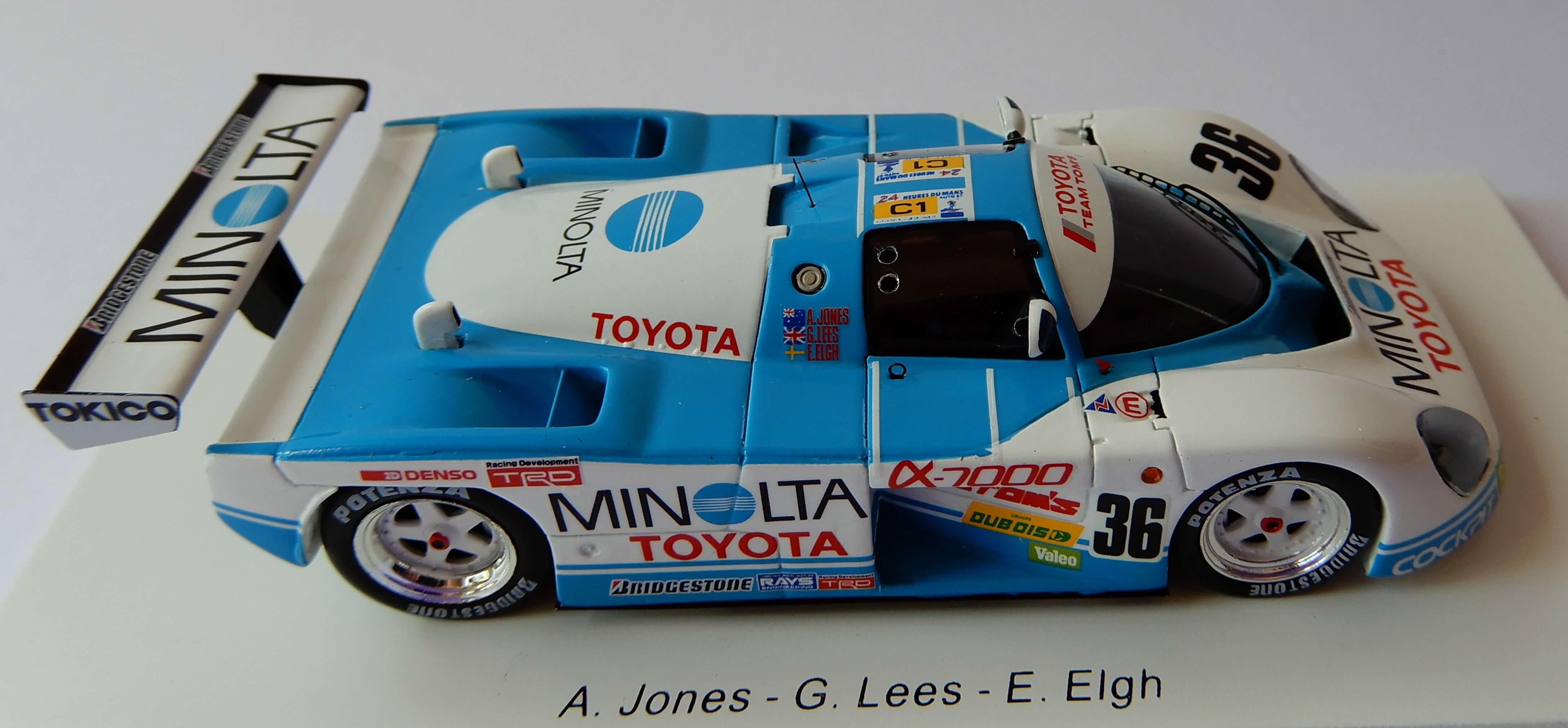Toyota Team TOM's 87C Jones 1987