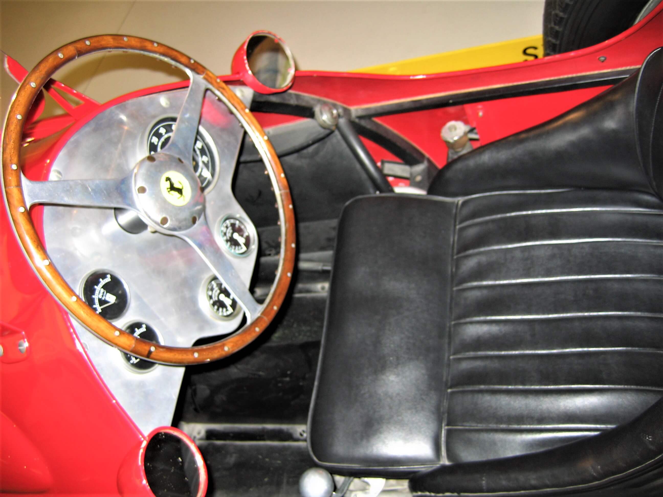 Early F1 steering wheel