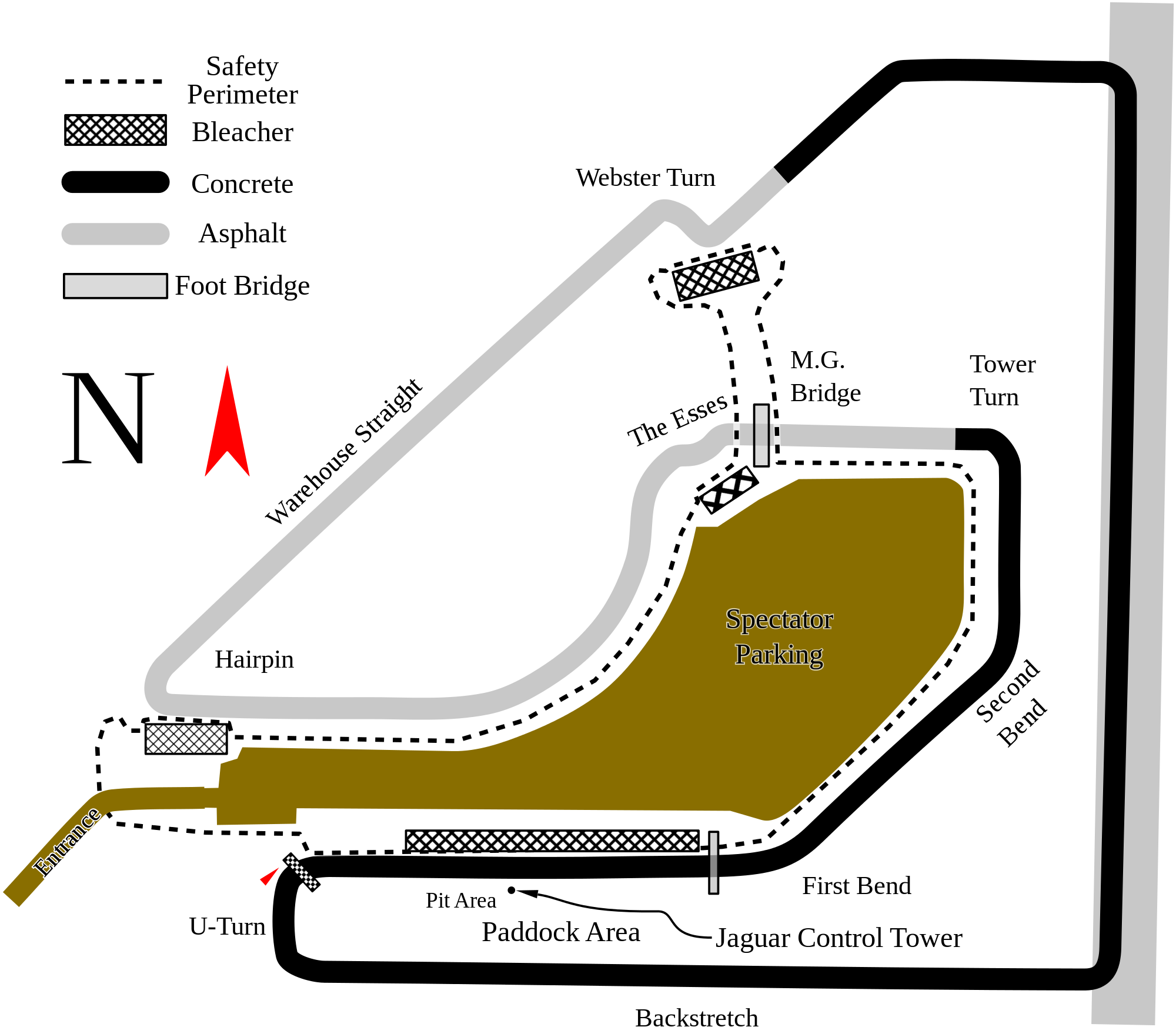 Sebring Track layout 1959