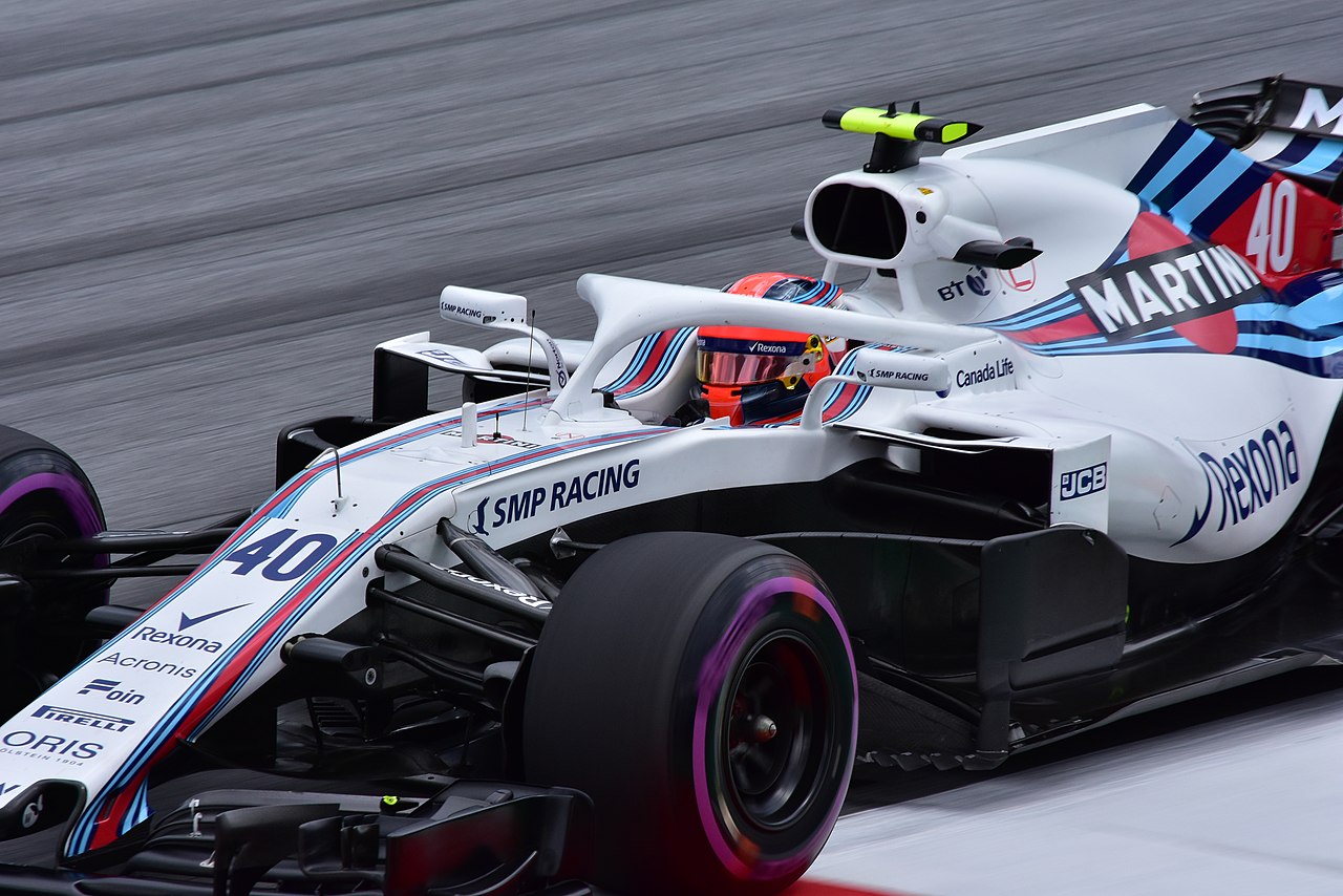 Kubica practicing in 2018 Austrian GP