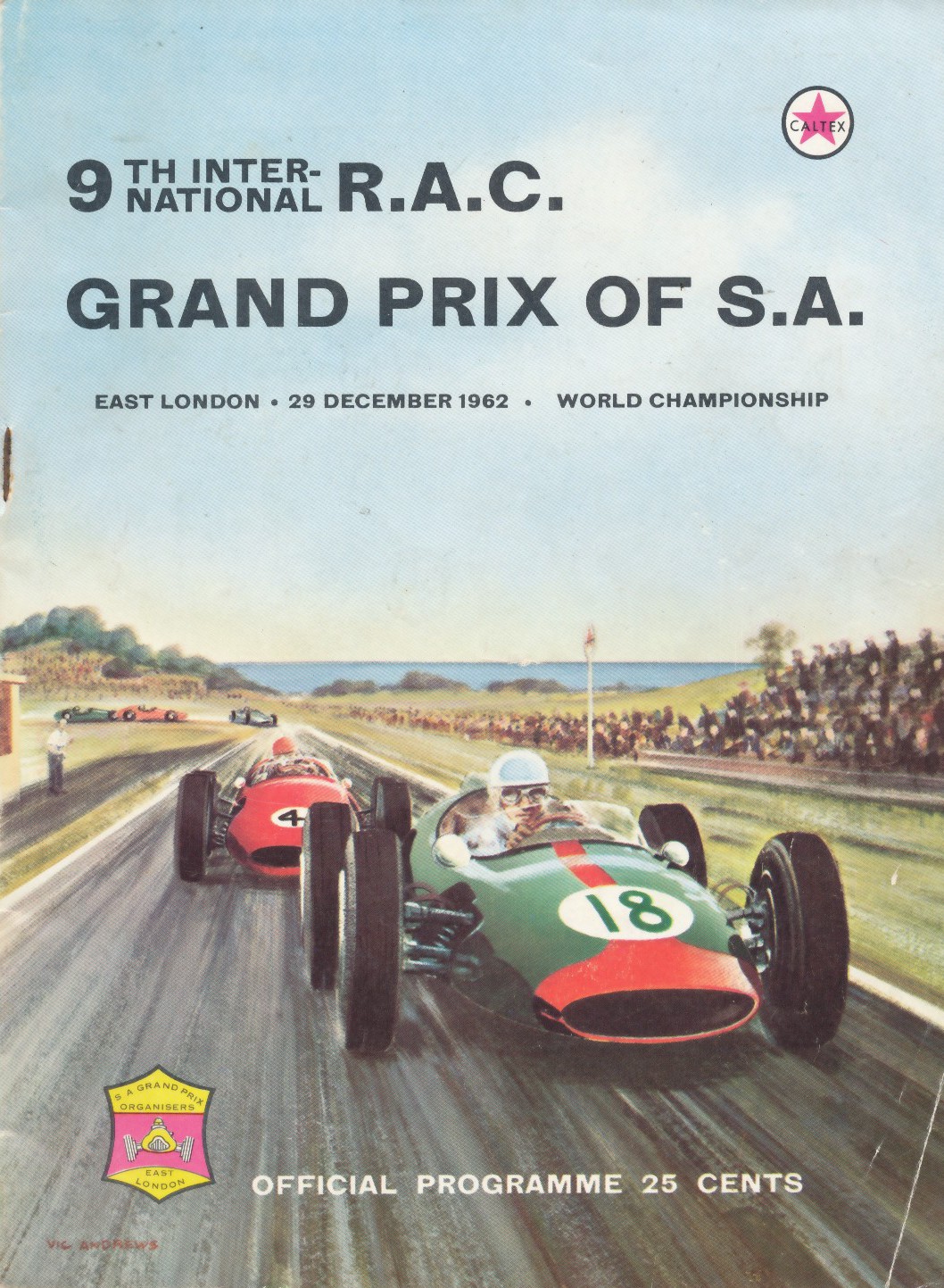 South African GP 1962 Program