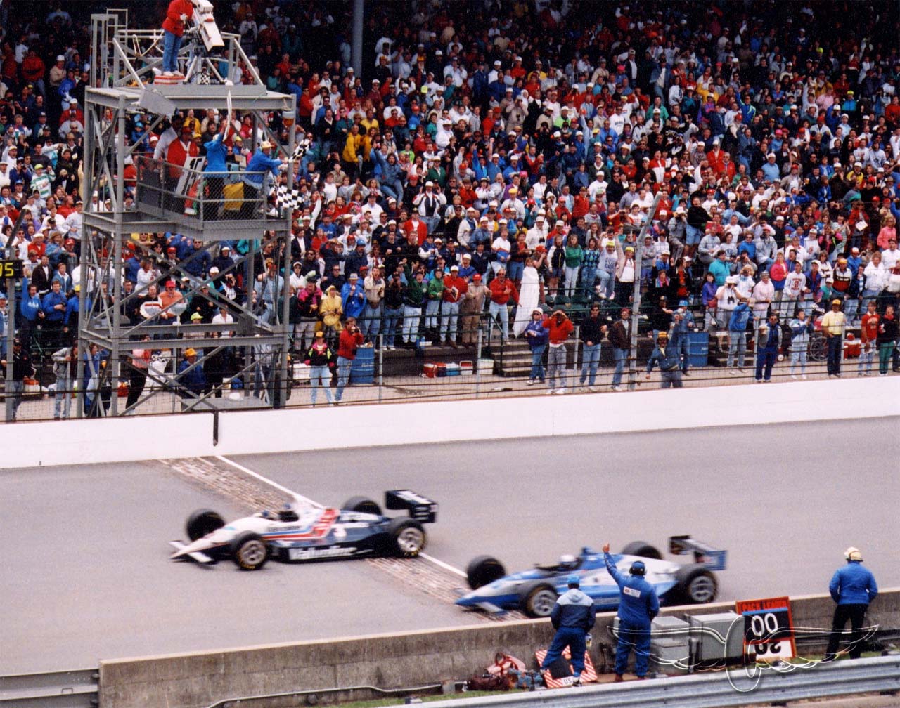 Indy 500 1992 finish