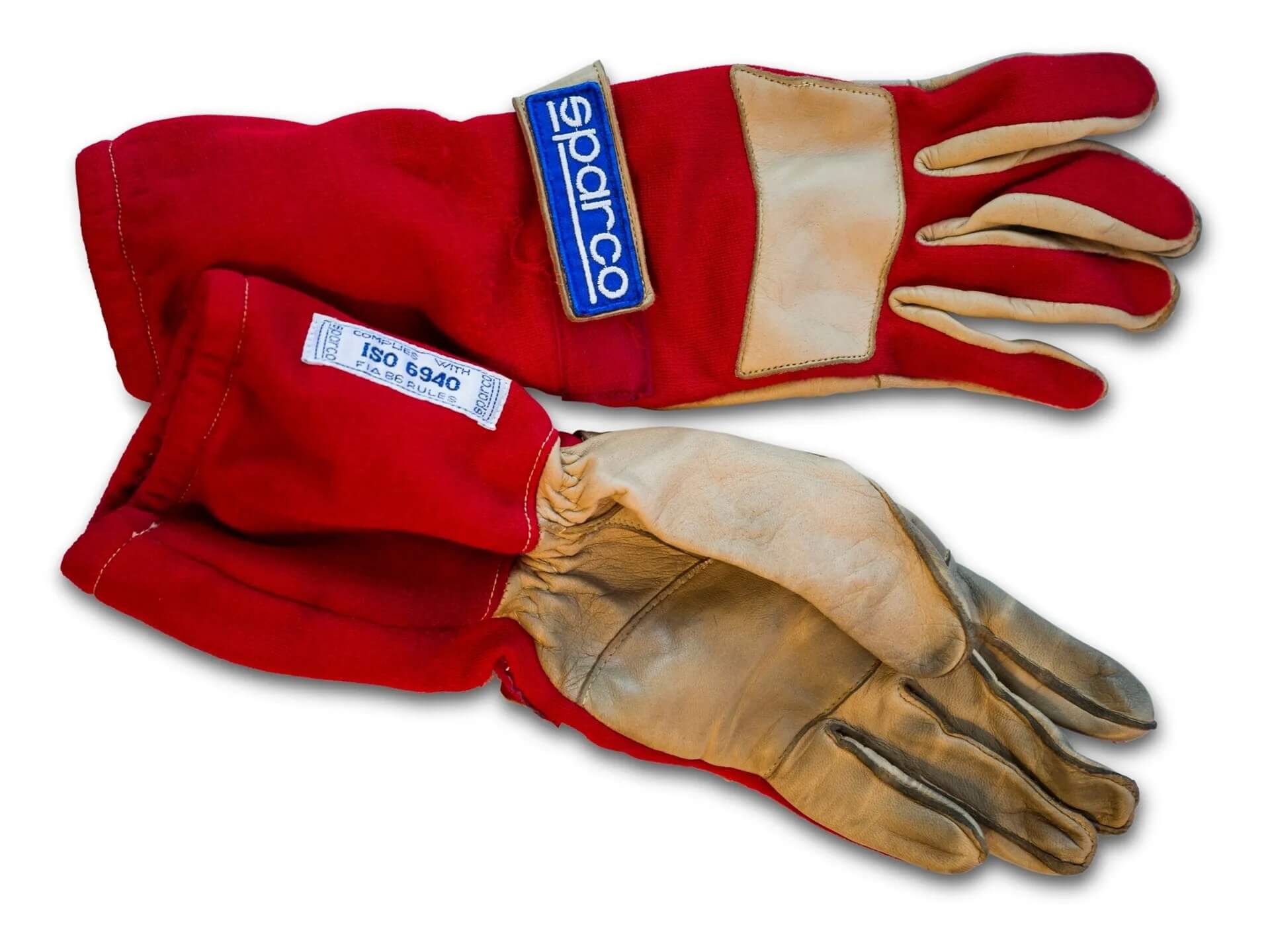 Mario Andretti Race Worn Gloves
