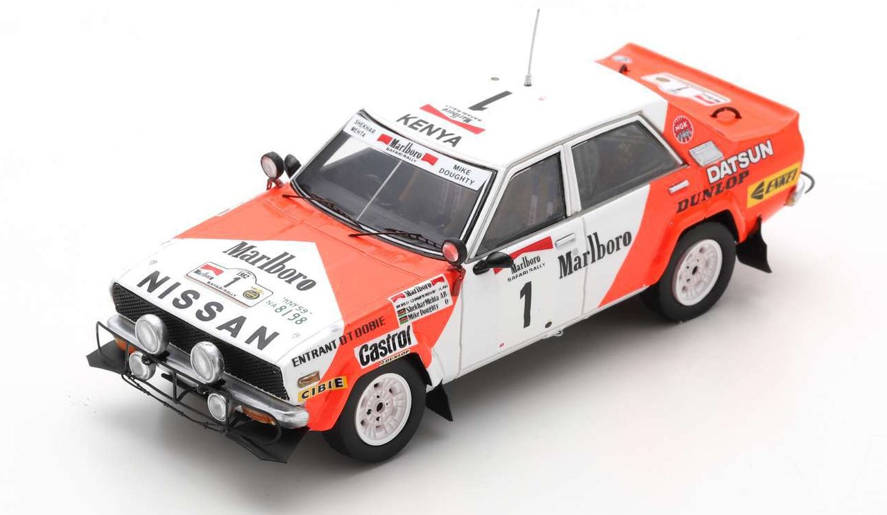 Datsun Violet, winner 1982 Rally Safari