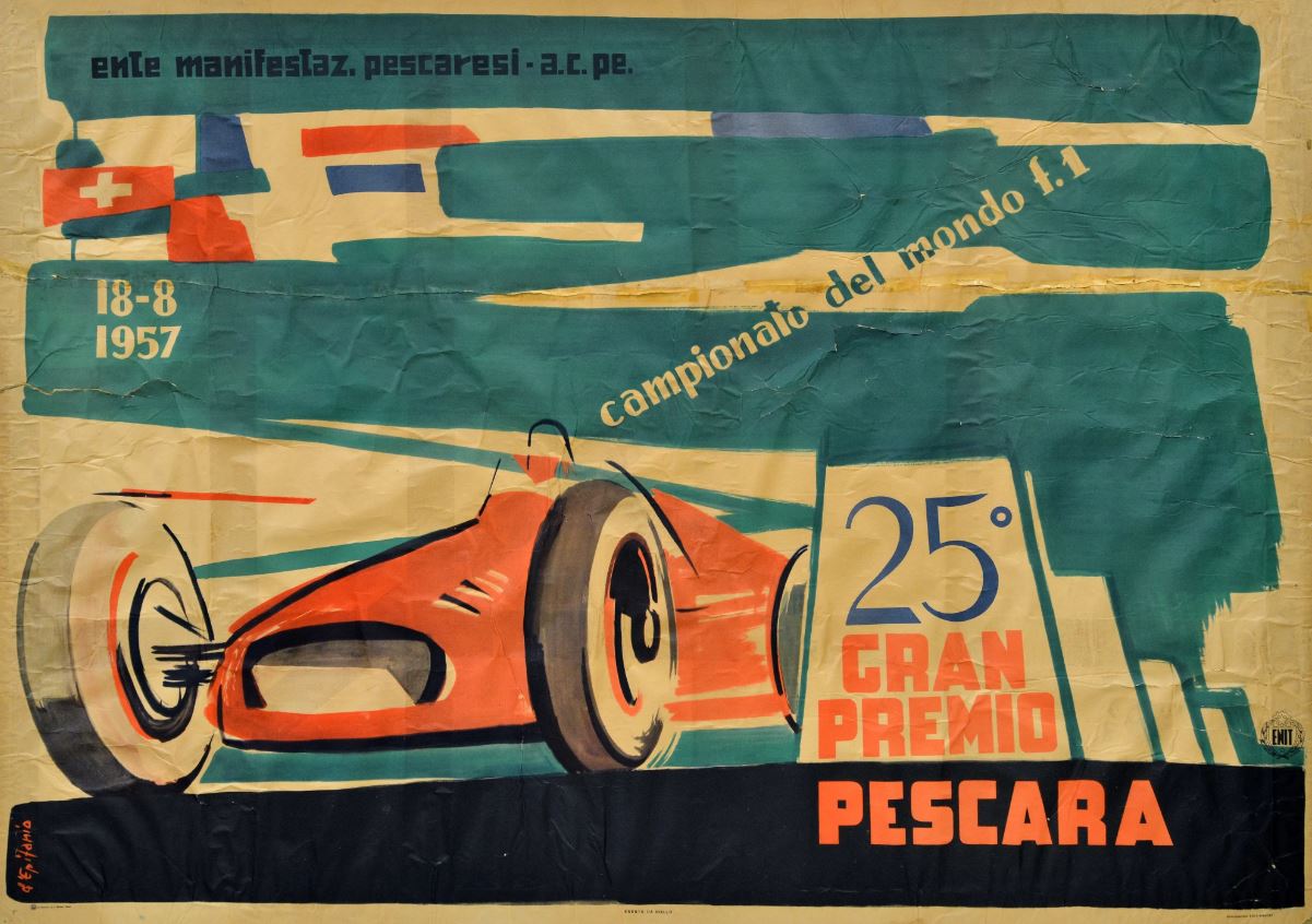 Pescara GP 1957 Poster