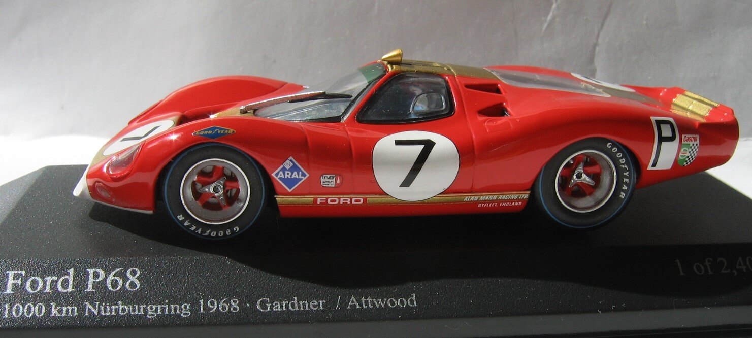 Ford P68 1000 km Nurburgring 1968
