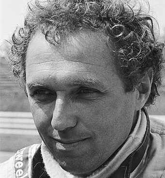Jochen Mass, German F1 driver at the 1982 Dutch GP. Photo by Hans van Dijk