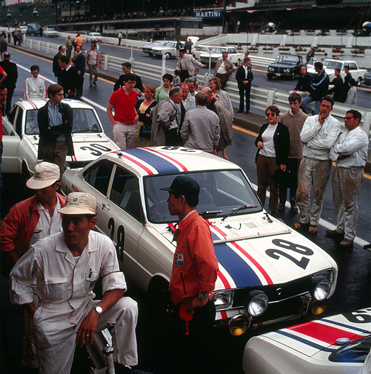Mazda R100 at the 1969 Spa 24 hour