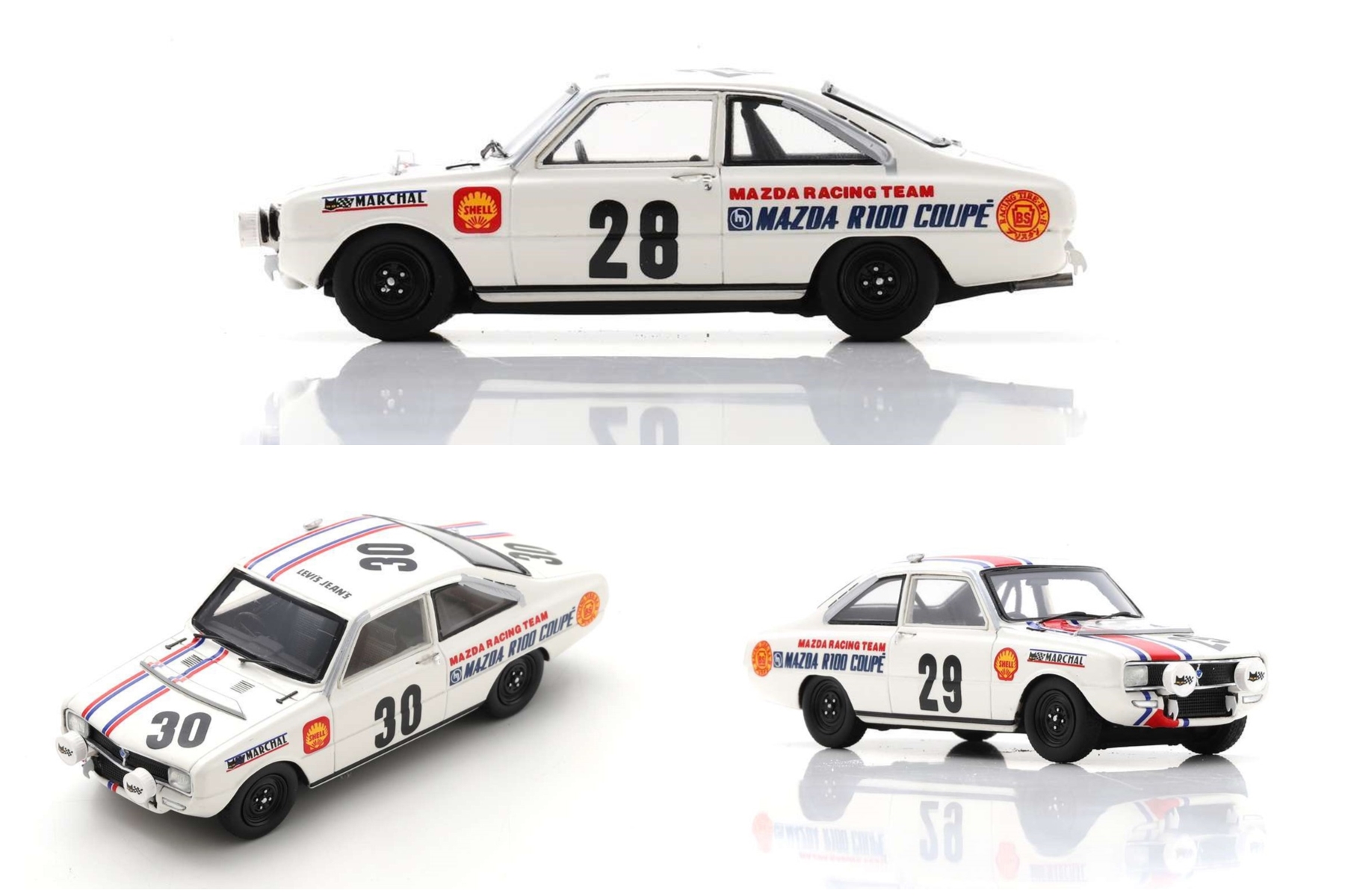 Mazda R100 models by Spark