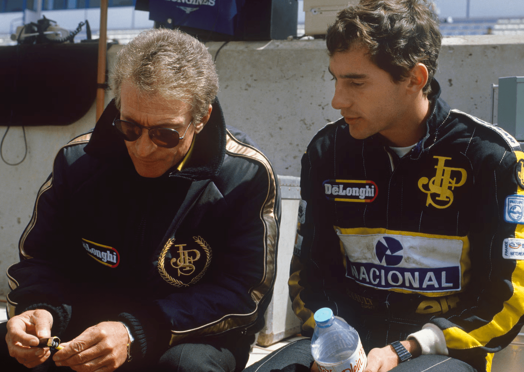 Ducarouge with Senna at Lotus