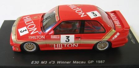 BMW M3 Ravaglia Macau winner